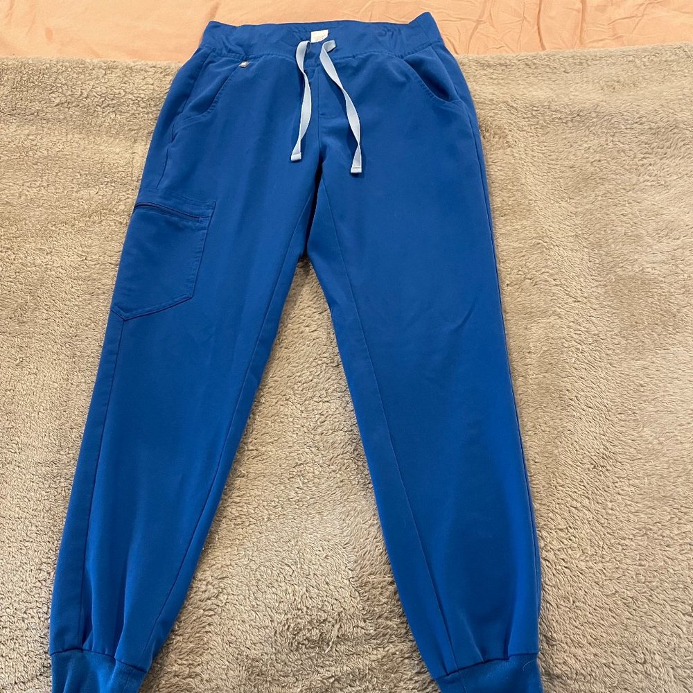 FIGS Zamora Jogger Scrub Pants Royal Blue XS